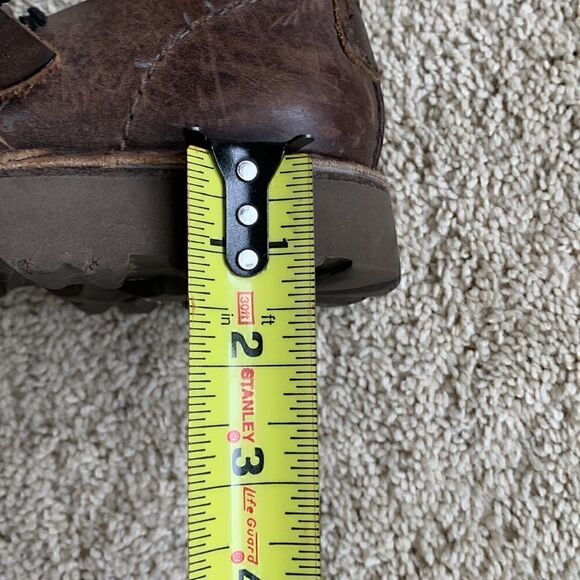 Vintage Eastland Brown Leather distressed Mary Jane’s fisherman loafers USA - Picture 9 of 9